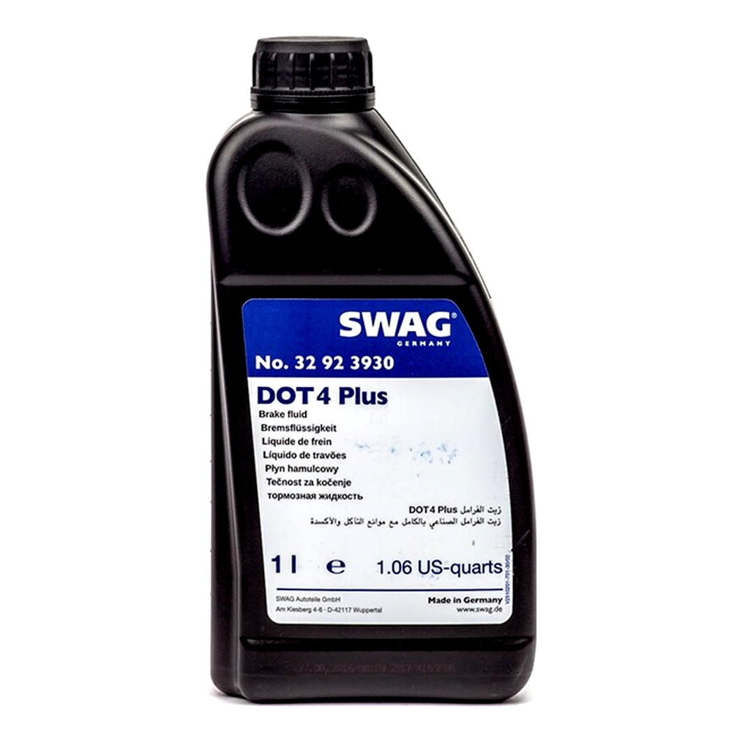 Гальмівна рідина SWAG DOT 4+ пластик 1 л 32923930 - zapix