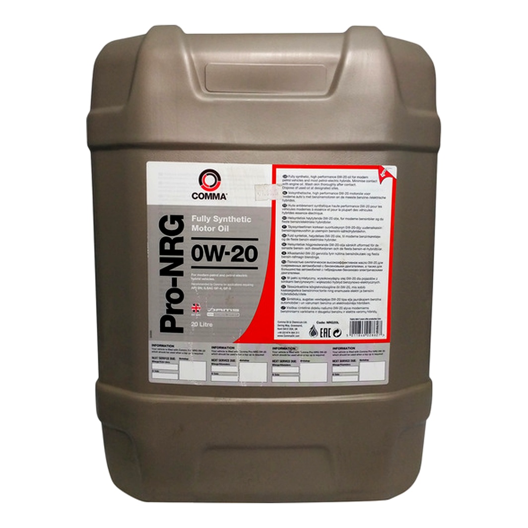 Моторна олива COMMA Pro-NRG 0W-20 20 л (NRG20L) - zapix