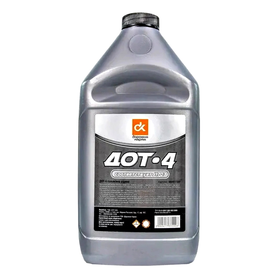 Гальмівна рідина ДОРОЖНЯ КАРТА DOT 4 0.45 л 4802617331 - zapix