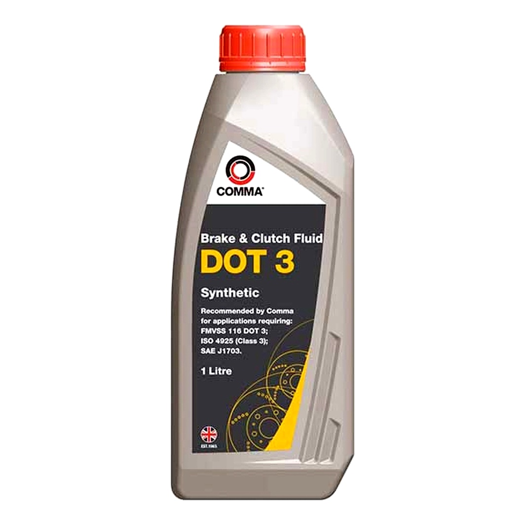 Гальмівна рідина COMMA DOT 3 пластик 1 л BF1L - zapix