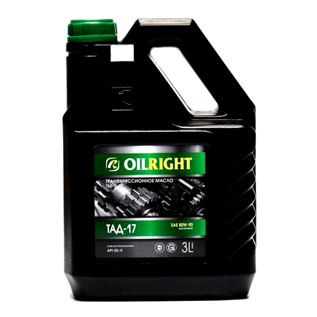 Трансмиссионное масло OIL RIGHT ТАД-17 ТМ-5-18 GL-5 80W-90 3 л 2546 - zapix