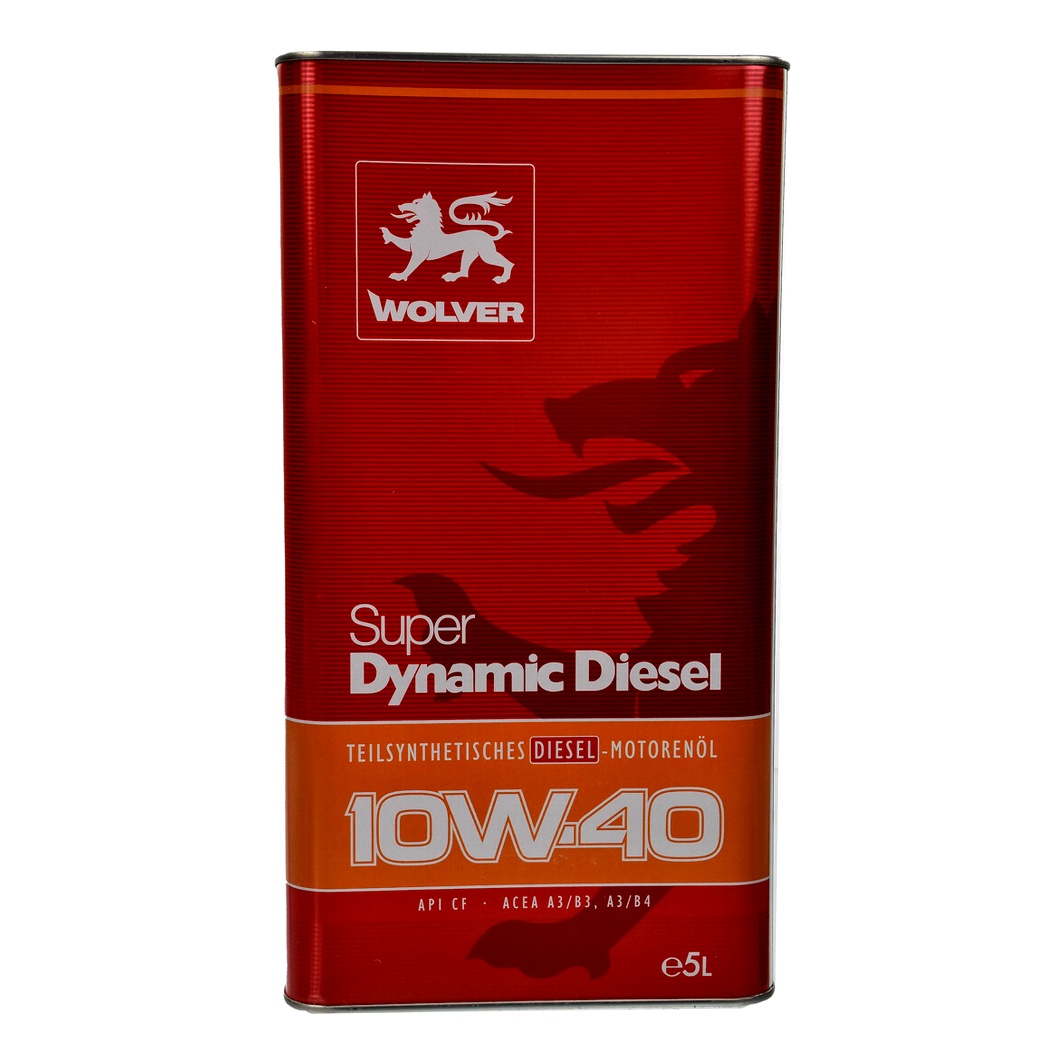 Моторное масло WOLVER Super Dynamic Diesel 10W-40 5 л (4260360944123) - zapix