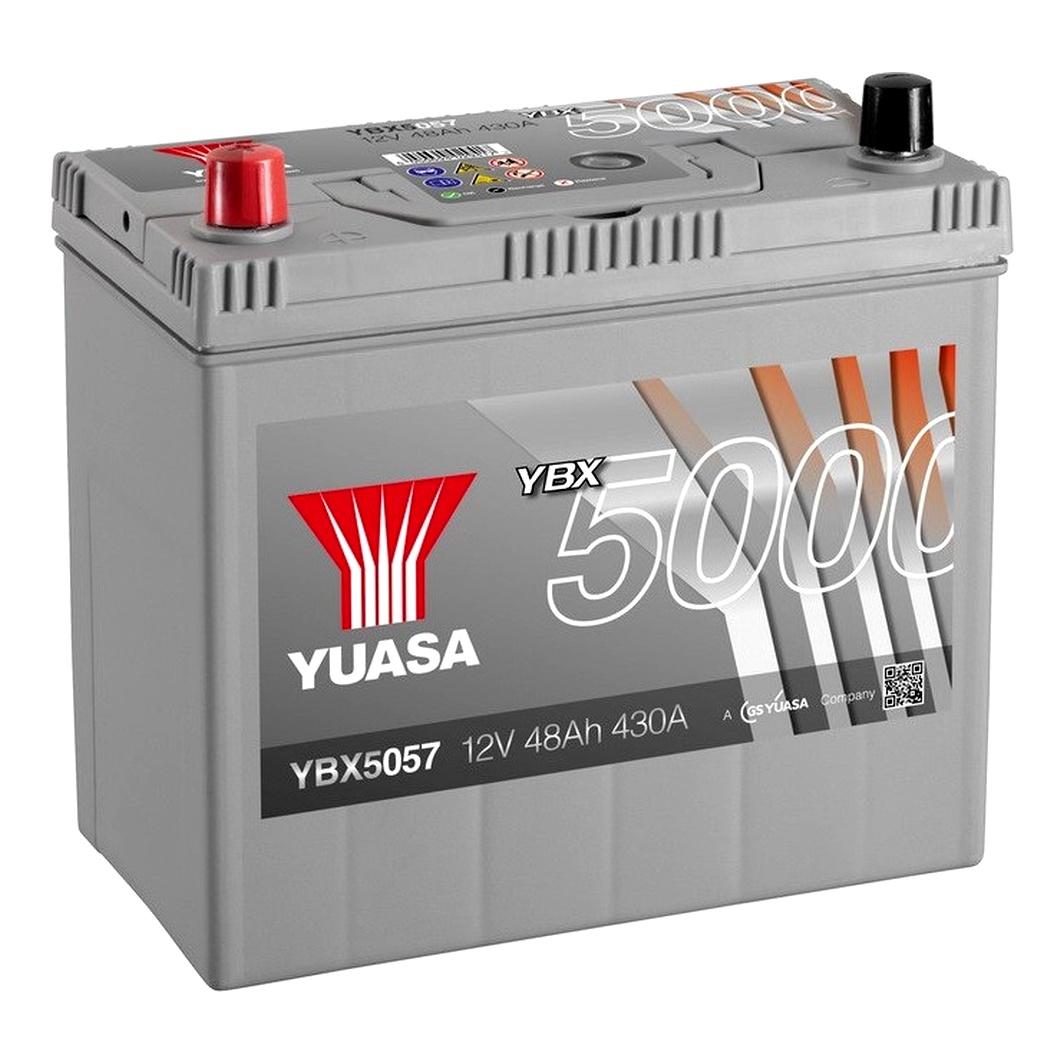 Акумулятор YUASA Silver High Performance 12V 48Ah 430A L+ YBX5057 - zapix