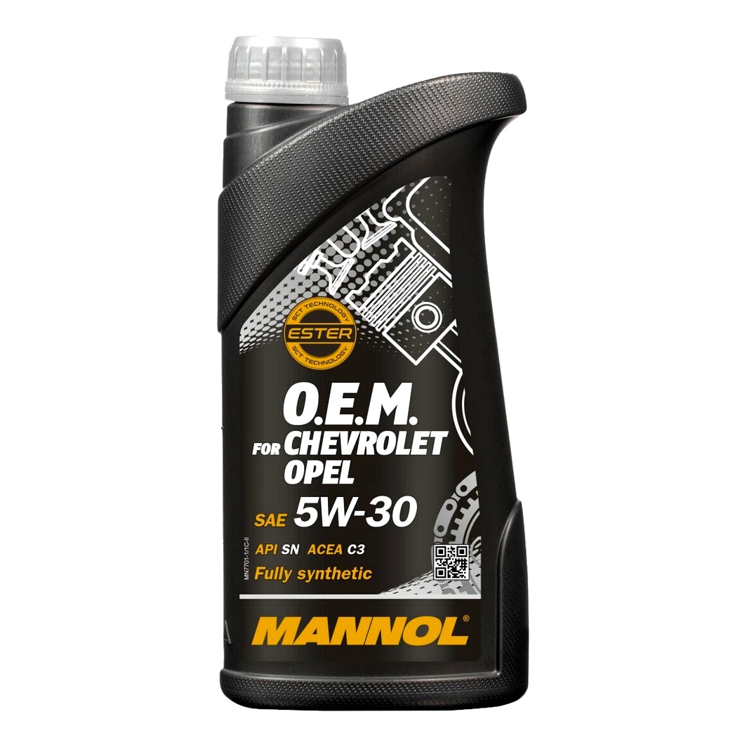 Моторна олива MANNOL O.E.M. For Chevrolet Opel 5W-30 1 л (MN77011) - zapix