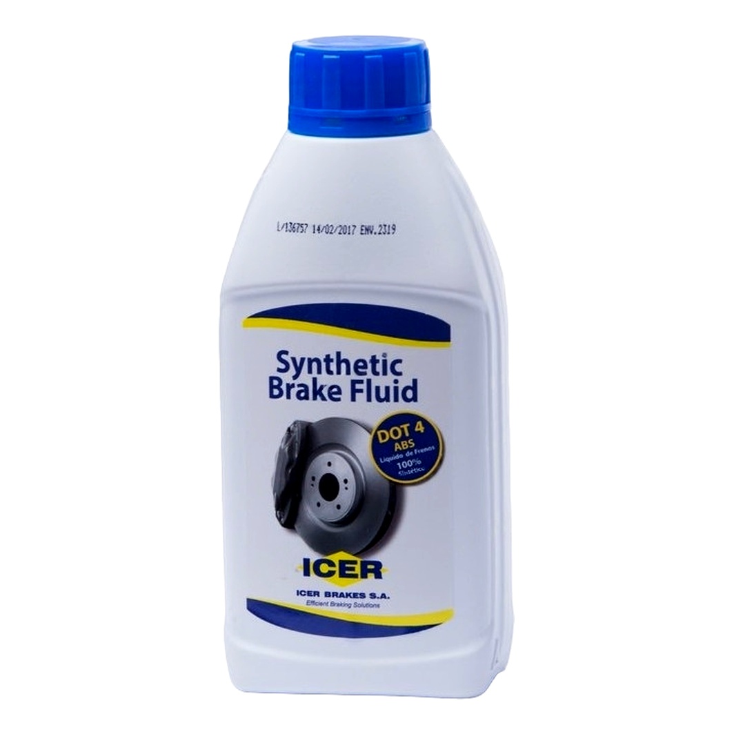Гальмівна рідина ICER DOT 4 ABS пластик 0.5 л 950002 - zapix