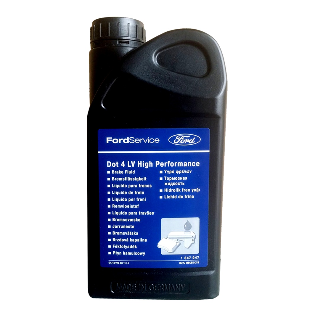 Гальмівна рідина FORD DOT 4 LV High Performance пластик 1 л 1847947 - zapix