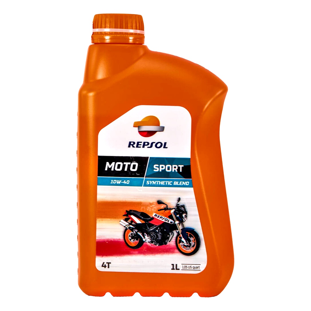 Моторное масло REPSOL Moto Sport 4T 10W-40 полусинтетическое 1 л RP180N51 - zapix