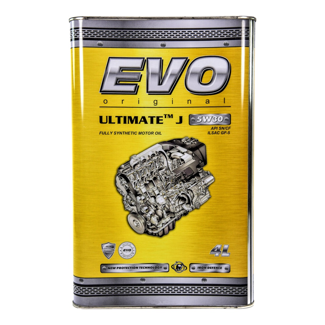 Моторна олива EVO Ultimate J 5W-30 4 л (EVOULTIMATEJ5W304L) - zapix