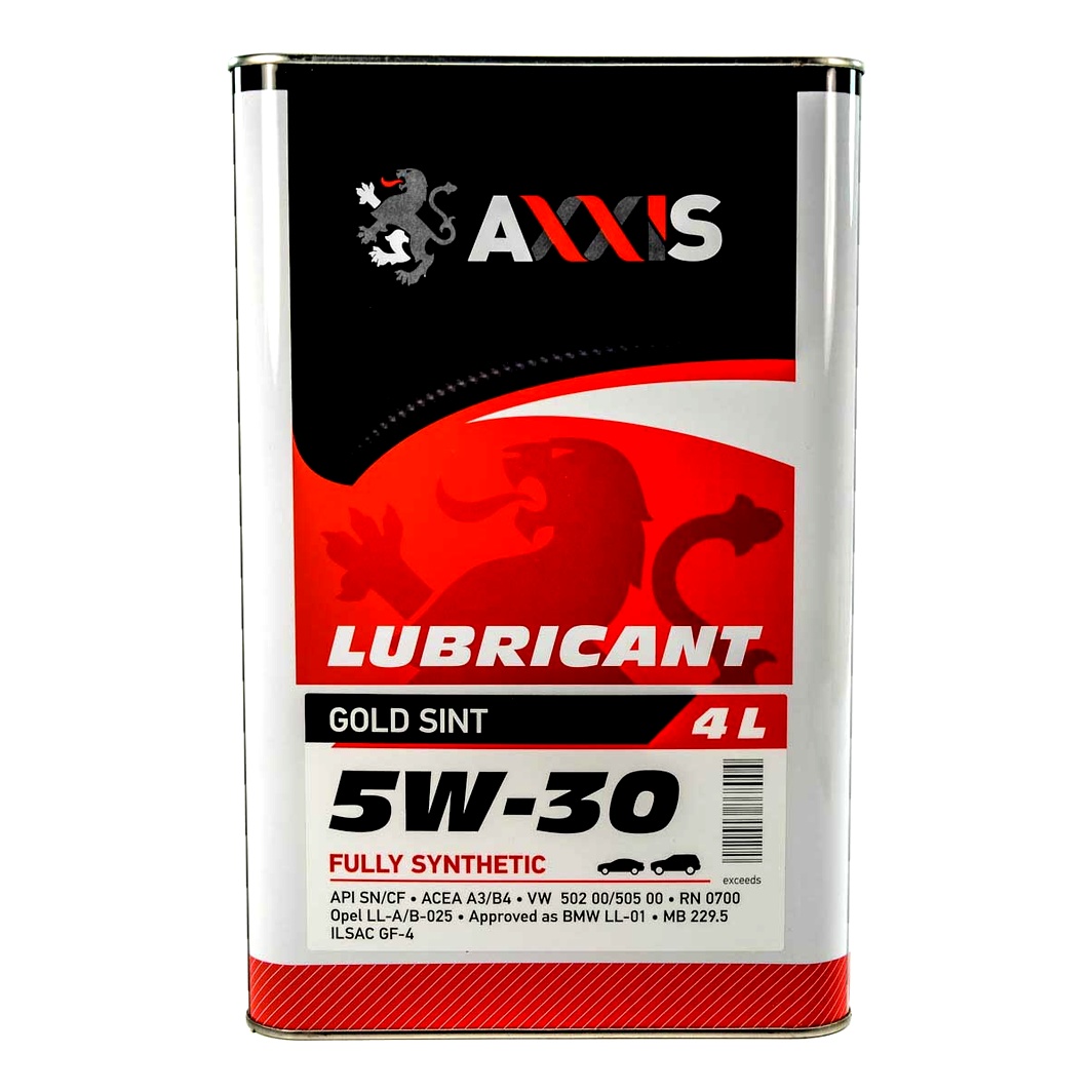 Моторное масло AXXIS Gold Sint 5W-30 4 л (AX2023) - zapix