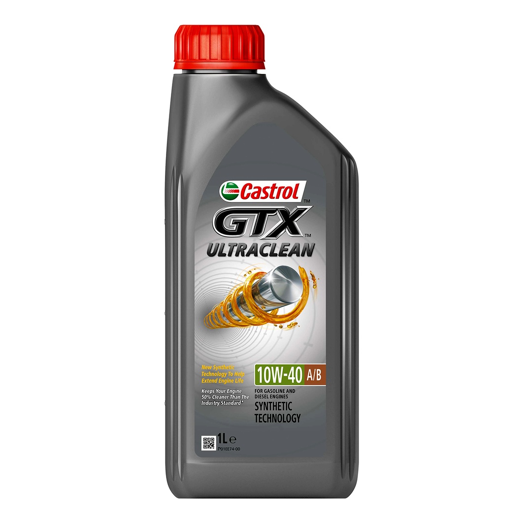 Моторна олива CASTROL GTX Ultraclean A/B 10W-40 1 л (15DE17) - zapix