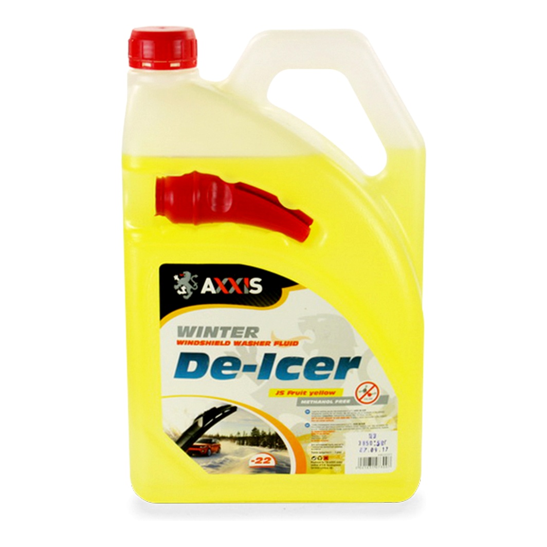 Омыватель стекла готовый зимний -22°С AXXIS De-icer фруктовый 4 л AX2015 - zapix