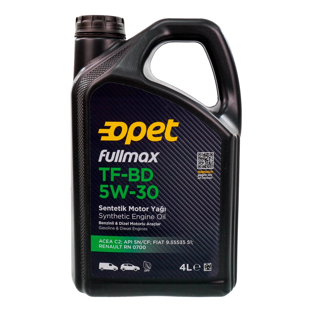 Моторное масло OPET FullMax TF-BD 5W-30 4 л (601366949) - zapix
