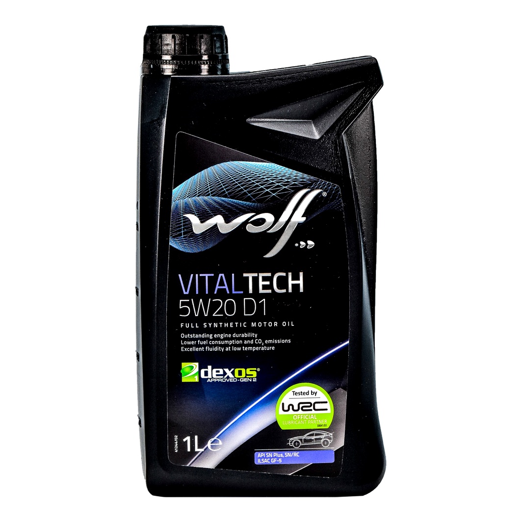 Моторна олива WOLF Vitaltech D1 5W-20 1 л (8330940) - zapix
