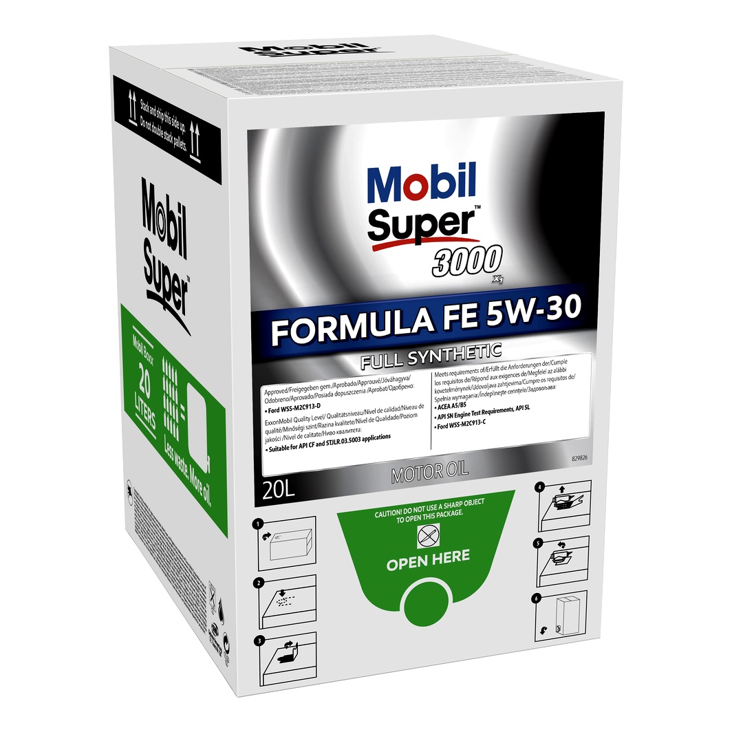 Моторна олива MOBIL Super 3000 X1 Formula FE 5W-30 20 (box) л (829826) - zapix