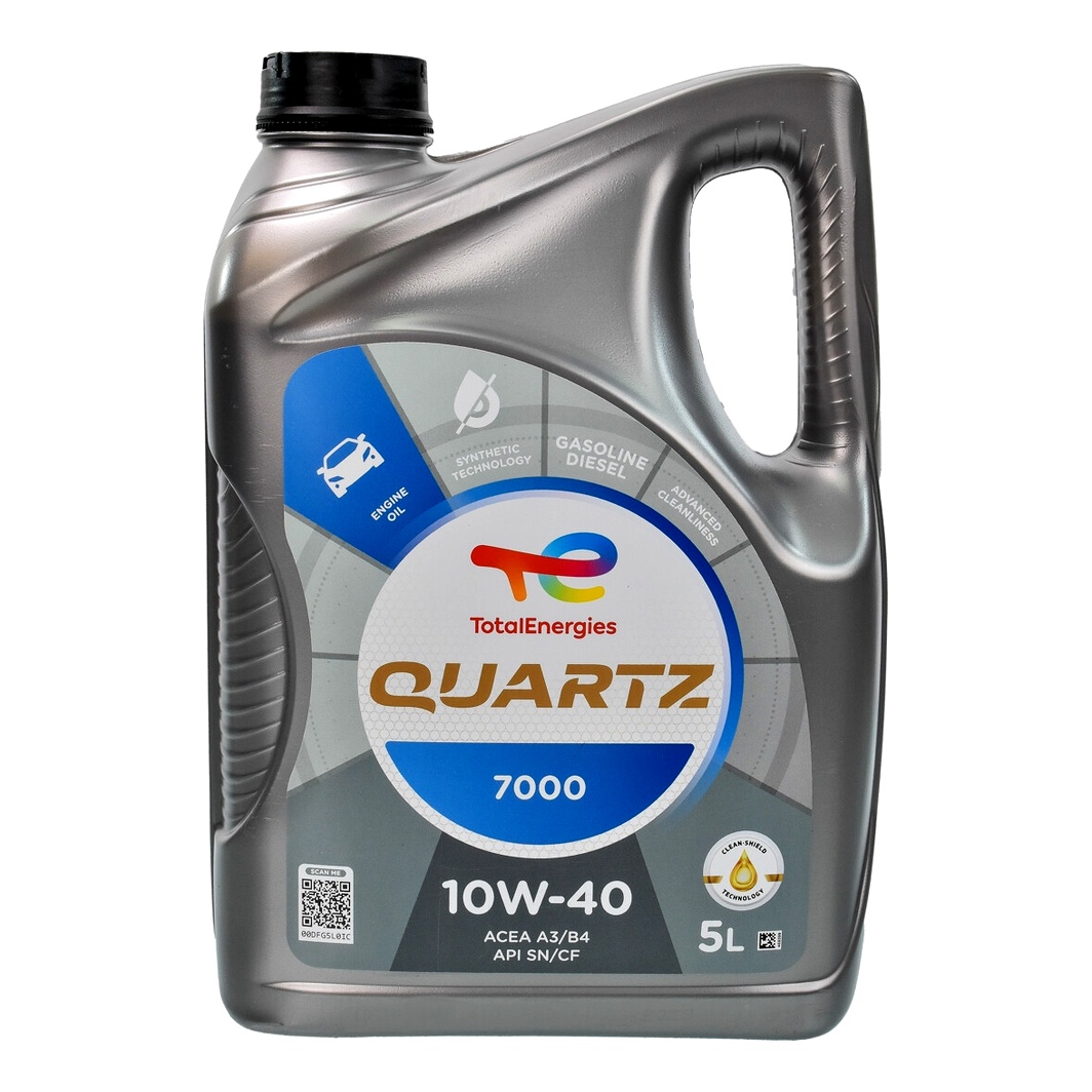 Моторное масло TOTAL Quartz 7000 10W-40 5 л (216675) - zapix