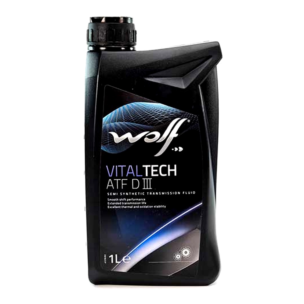 Трансмиссионное масло WOLF VitalTech ATF DIII 1 л 8305306 - zapix