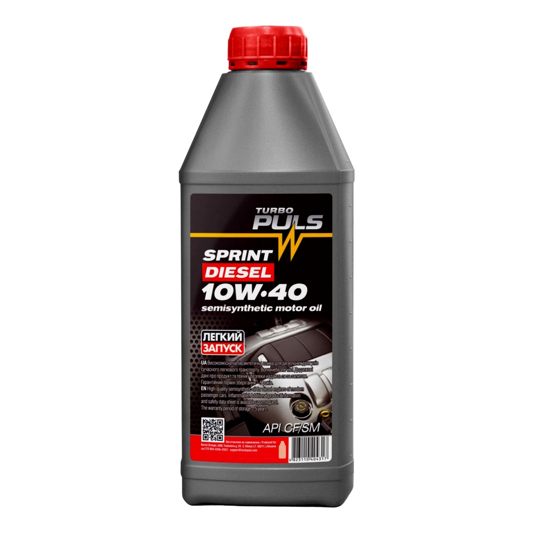 Моторное масло TURBO PULS Sprint 10W-40 0.85 л (23172) - zapix