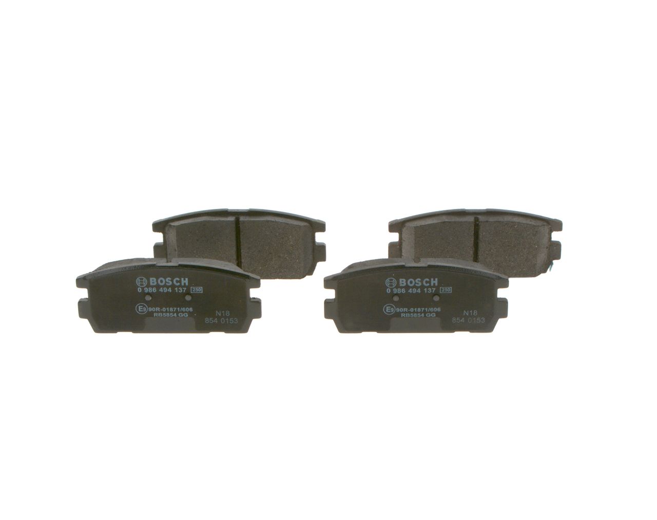 Гальмівні колодки дискові BOSCH 0986494137 - zapix