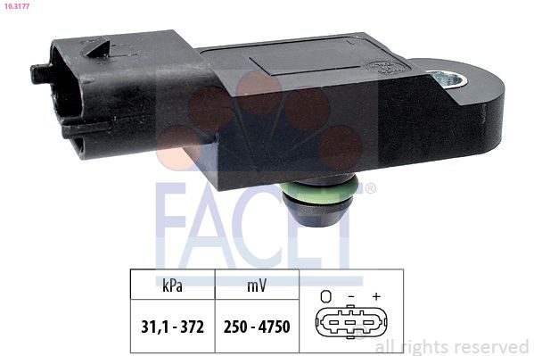 Датчик тиску наддува FACET 103177 - zapix
