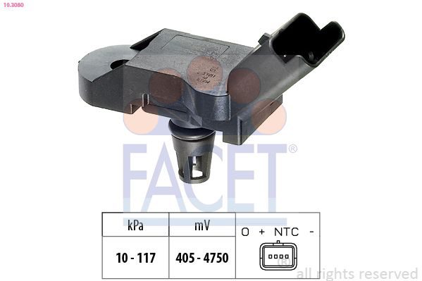 Датчик тиску наддува FACET 103080 - zapix