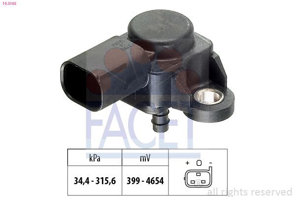 Датчик тиску наддува FACET 103165 - zapix