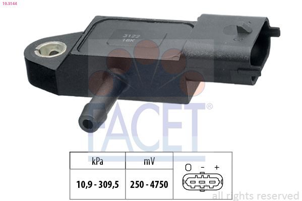 Датчик тиску наддува FACET 103144 - zapix