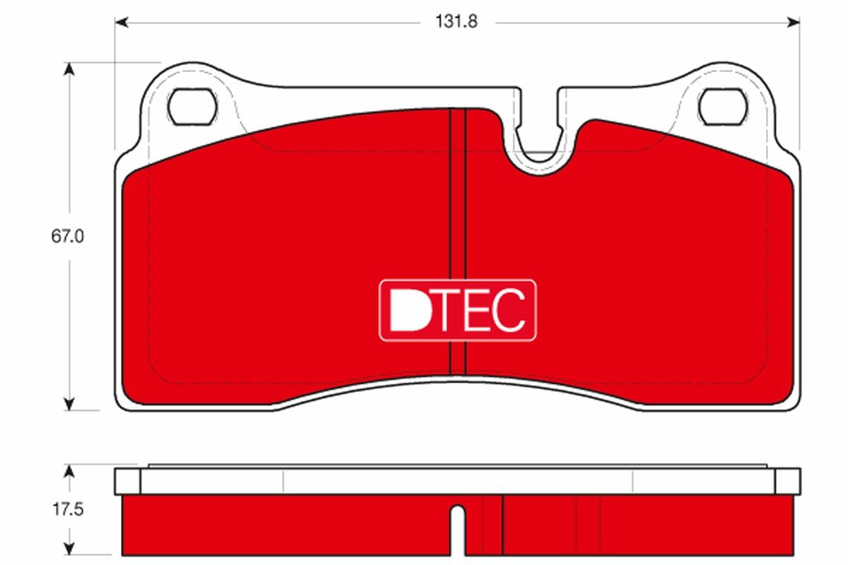 Гальмівні колодки дискові TRW GDB1816DTE - zapix