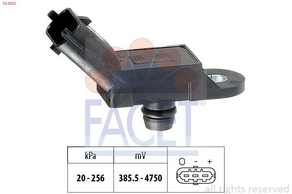 Датчик тиску наддува FACET 103055 - zapix