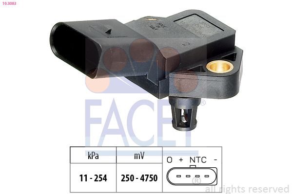Датчик тиску наддува FACET 103083 - zapix