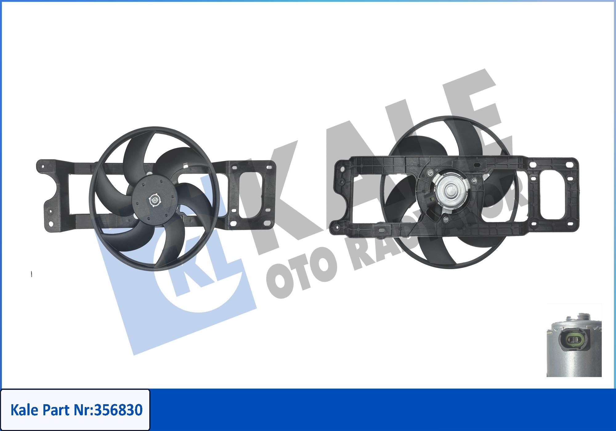 Вентилятор системи охолодження KALE OTO RADYATÖR 356830 - zapix