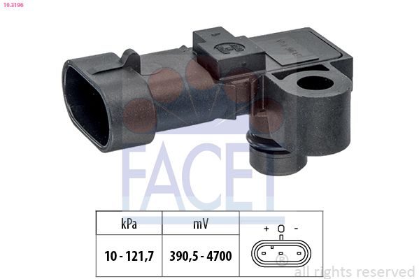 Датчик тиску наддува FACET 103196 - zapix
