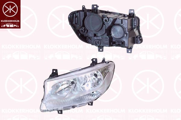 Основна фара KLOKKERHOLM 35480142 - zapix