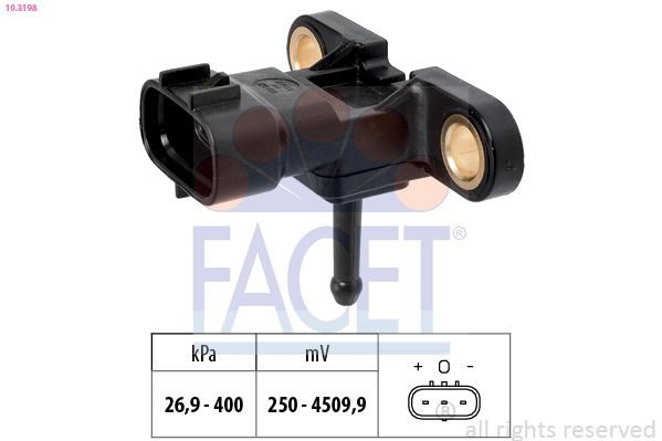 Датчик тиску наддува FACET 103198 - zapix