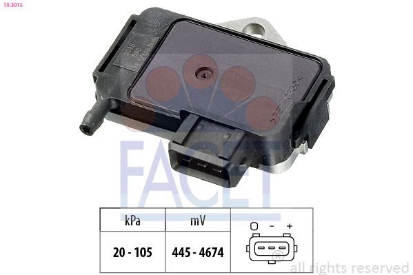 Датчик тиску наддува FACET 103015 - zapix