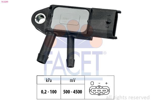 Датчик тиску наддува FACET 103291 - zapix