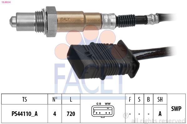 Кисневий датчик FACET 108554 - zapix