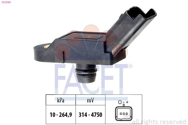 Датчик тиску наддува FACET 103164 - zapix
