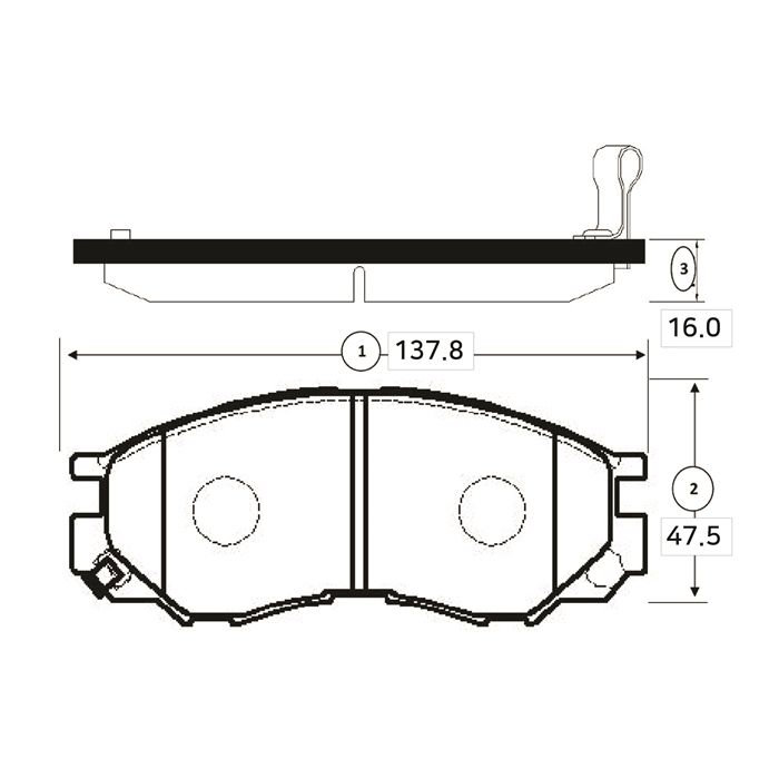Гальмівні колодки дискові CTR GK0620 - zapix