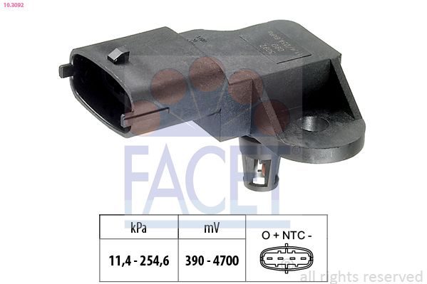 Датчик тиску наддува FACET 103092 - zapix