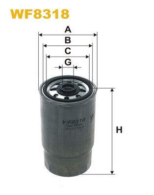 Паливний фільтр WIX FILTERS WF8318