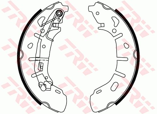 Гальмівні колодки ручника (барабанні) TRW GS8799 - zapix