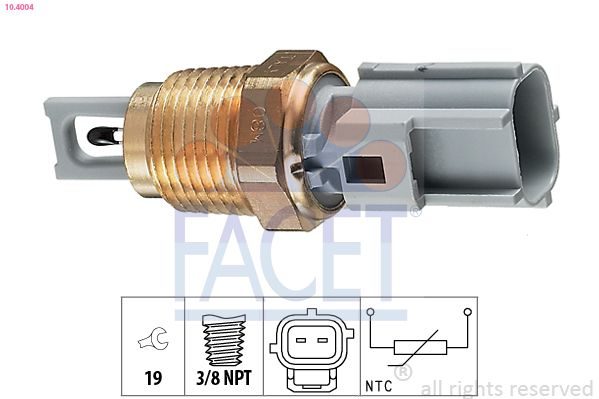 Датчик температури впускного повітря FACET 104004 - zapix
