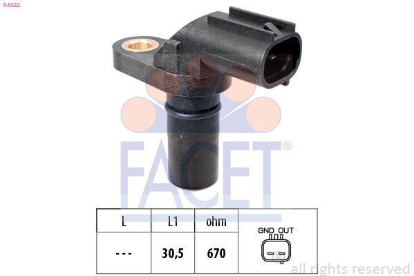 Датчик положення розподільного вала FACET 90522 - zapix