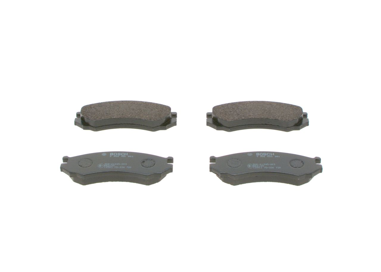 Гальмівні колодки дискові BOSCH 0986460981 - zapix