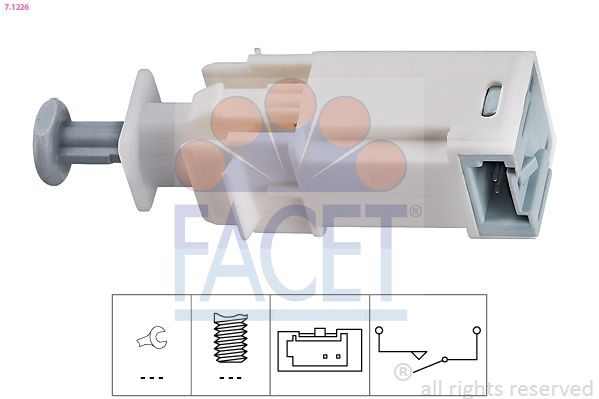 Датчик положення педалі зчеплення FACET 71226 - zapix