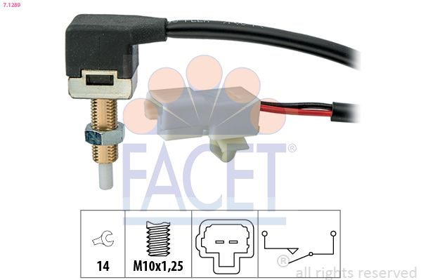 Датчик положення педалі зчеплення FACET 71289 - zapix
