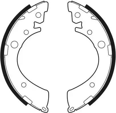 Гальмівні колодки ручника (барабанні) FERODO FSB402 - zapix