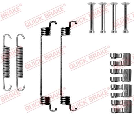 Монтажний комплект барабанних гальмівних колодок QUICK BRAKE 1050783 - zapix