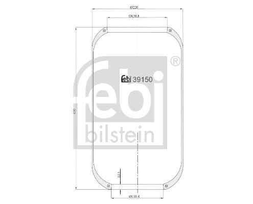 Пневматична підвіска FEBI BILSTEIN 39150 - zapix