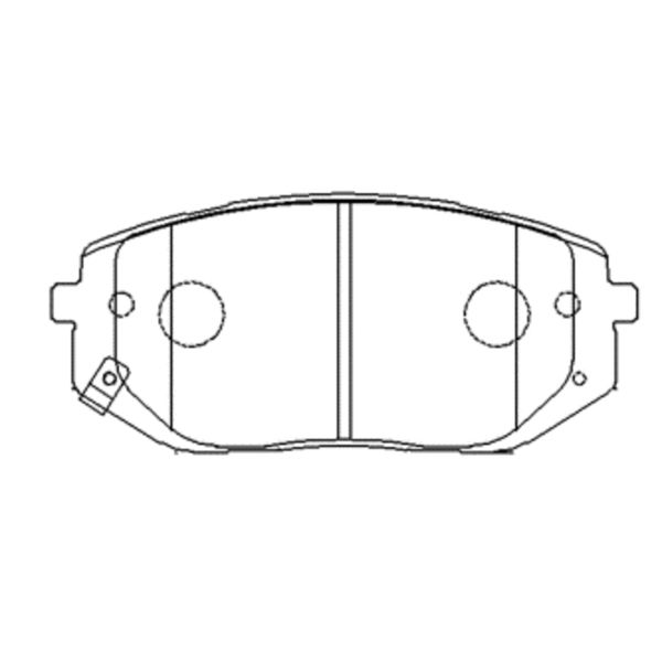 Гальмівні колодки дискові CTR GK1512 - zapix